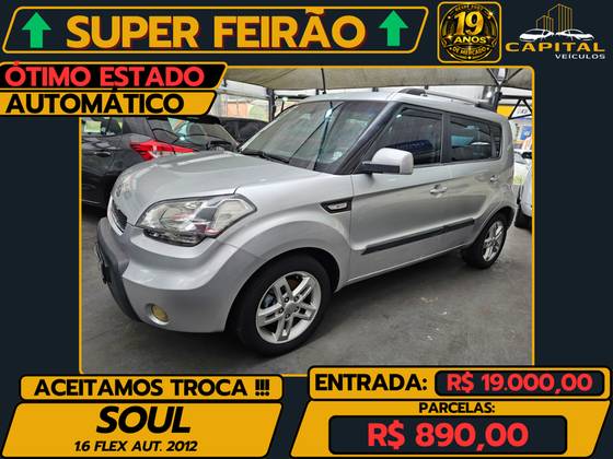 KIA SOUL 1.6 U.114 16V FLEX 4P AUTOMÁTICO